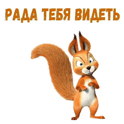 Заяц, ёжик и белочка