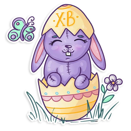 Easter rabbit toy