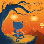 Кот-Будды