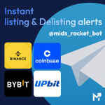 Binance, Bybit, Coinbase, UpBit - Listing news
